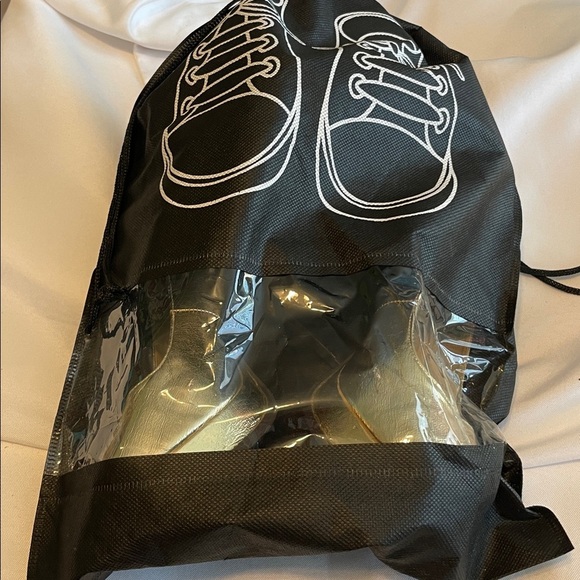 Gold Peep-Toe Heels by Qupid - Picture 10 of 10